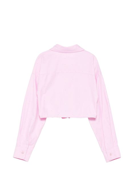 Camica rosa crop Lù-Lù BY MISS GRANT | LL4299ROSA